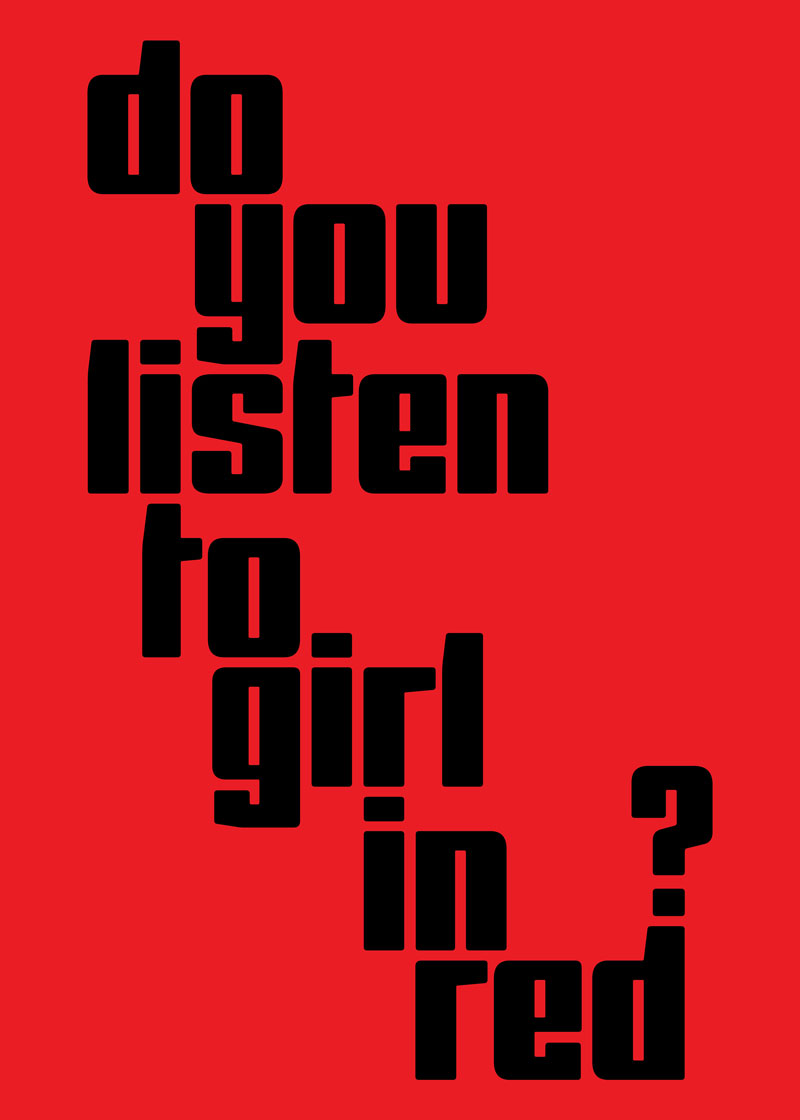 do you listen to girl in red poster